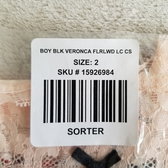 Torrid Wide Lace Trim Cotton Veronica Floral Boyshort Panty NEW Size 2X - Picture 7 of 9